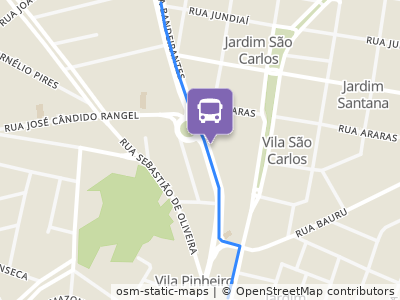 Mapa da parada