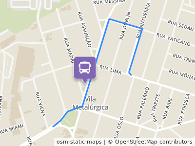 Mapa da parada