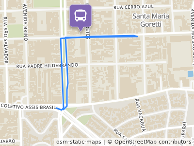 Mapa da parada