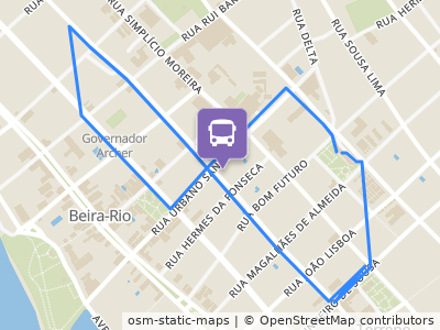 Mapa da parada