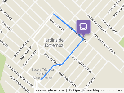 Mapa da parada