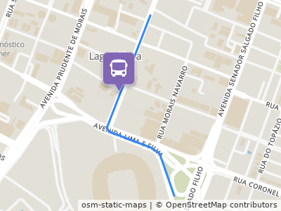 Mapa da parada