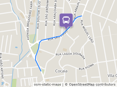 Mapa da parada