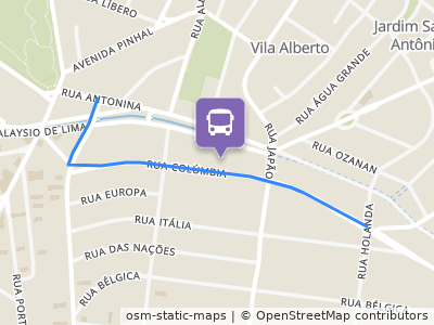 Mapa da parada