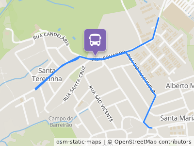 Mapa da parada