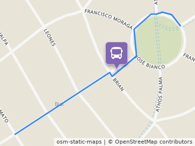 Mapa da parada