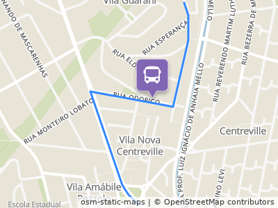 Mapa da parada