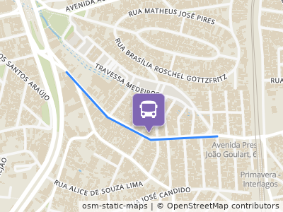 Mapa da parada