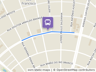 Mapa da parada
