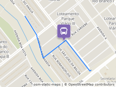 Mapa da parada