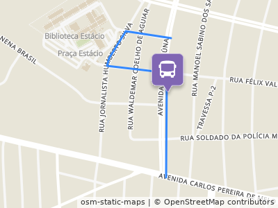 Mapa da parada