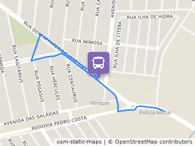 Mapa da parada