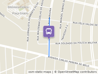 Mapa da parada