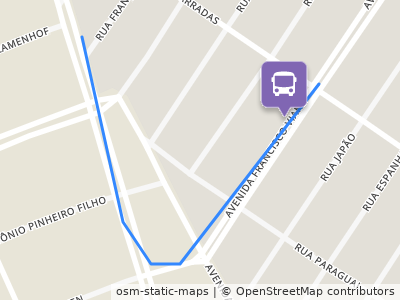 Mapa da parada