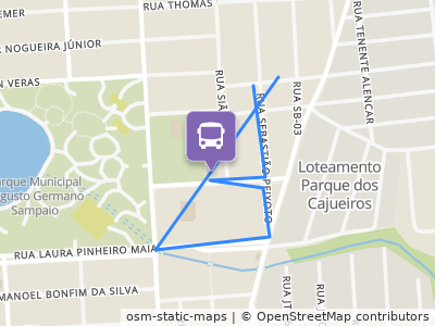 Mapa da parada