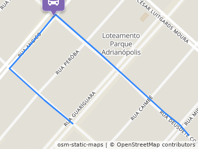 Mapa da parada