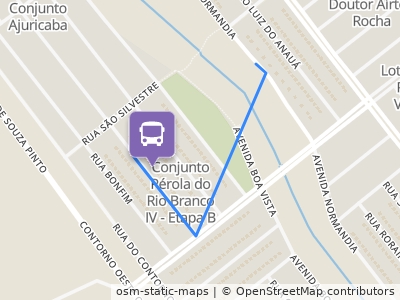 Mapa da parada