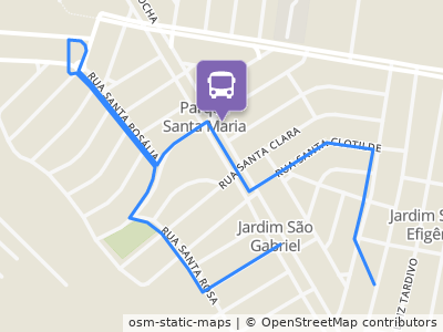 Mapa da parada
