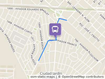 Mapa da parada