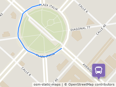 Mapa da parada