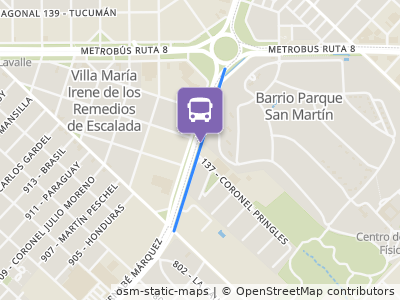 Mapa da parada