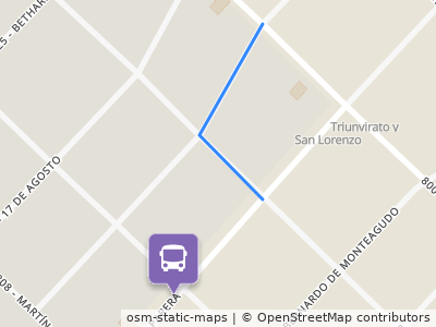 Mapa da parada