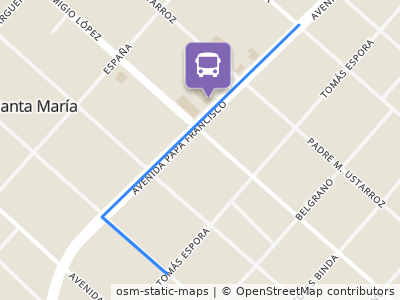 Mapa da parada