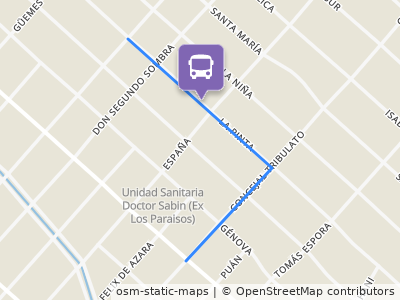Mapa da parada