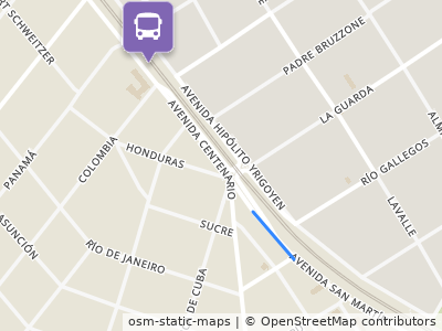 Mapa da parada