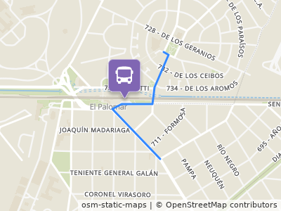 Mapa da parada