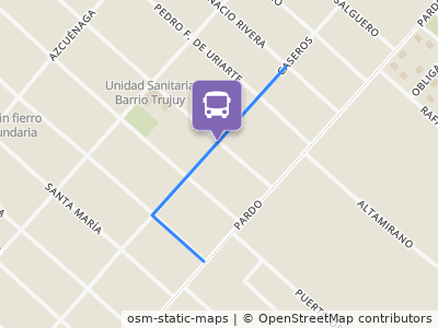 Mapa da parada
