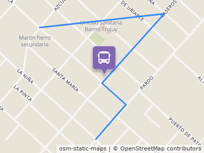 Mapa da parada