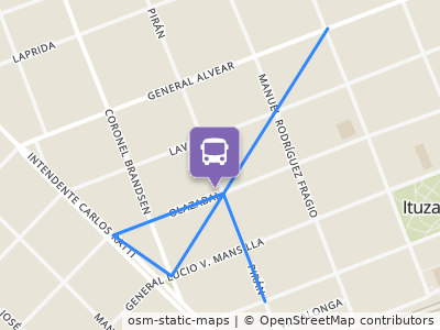 Mapa da parada