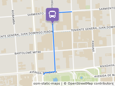 Mapa da parada