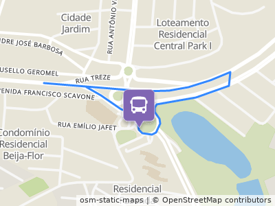 Mapa da parada