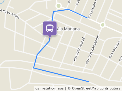 Mapa da parada