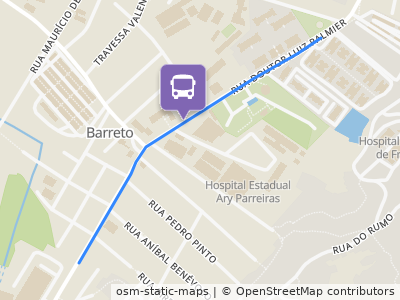 Mapa da parada