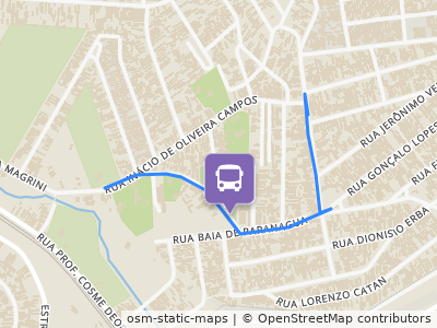 Mapa da parada