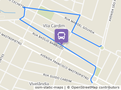 Mapa da parada