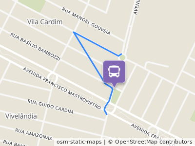 Mapa da parada