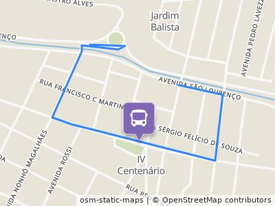 Mapa da parada