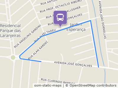 Mapa da parada