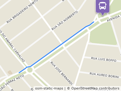 Mapa da parada
