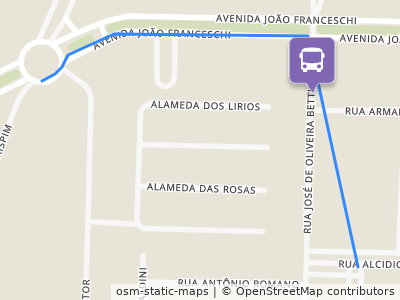 Mapa da parada