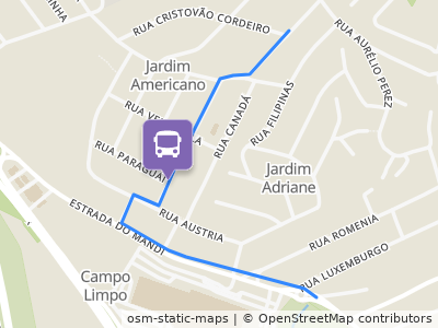 Mapa da parada