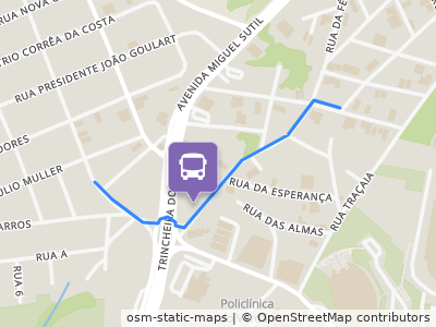 Mapa da parada