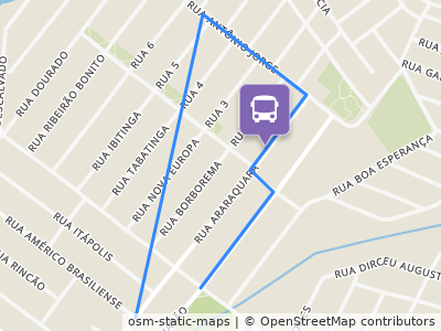 Mapa da parada