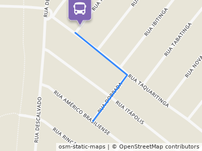 Mapa da parada