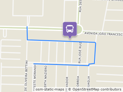 Mapa da parada