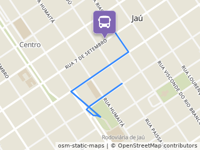 Mapa da parada